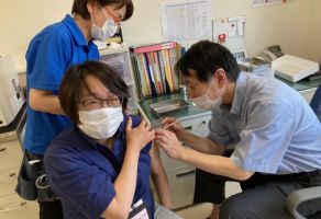 職員新型コロナウイルスワクチン接種　最終日
