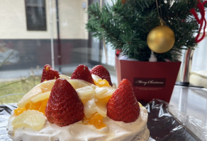 クリスマスケーキ作り🍰②